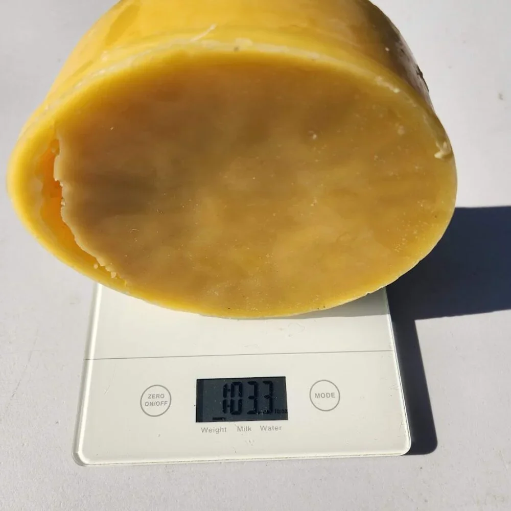 100% Pure Natural Beeswax Wax Premium Grade Organic 1 lb 1 Pound Hand Crafted Ha